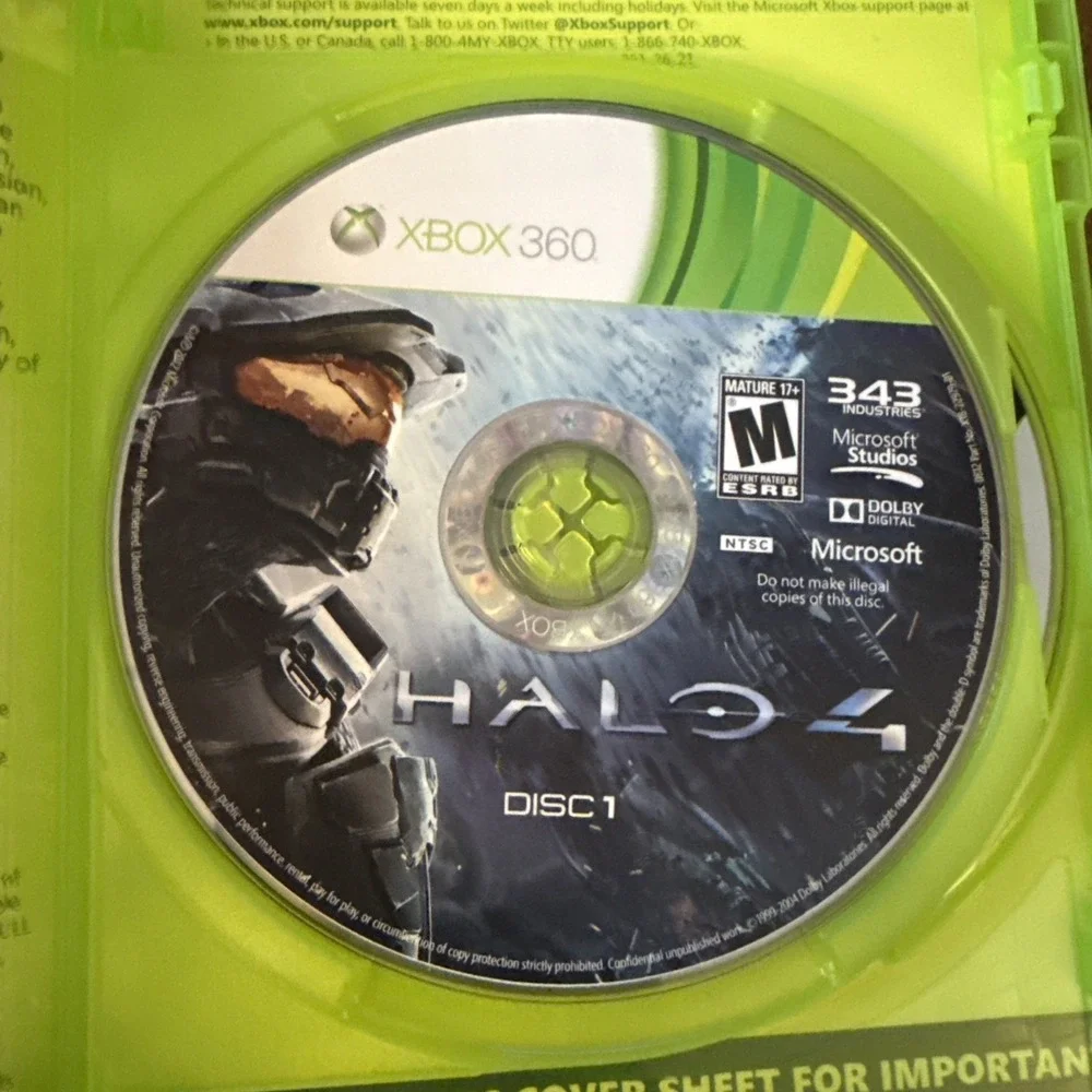Halo 4 Microsoft Xbox 360 Tested And Working No Manual